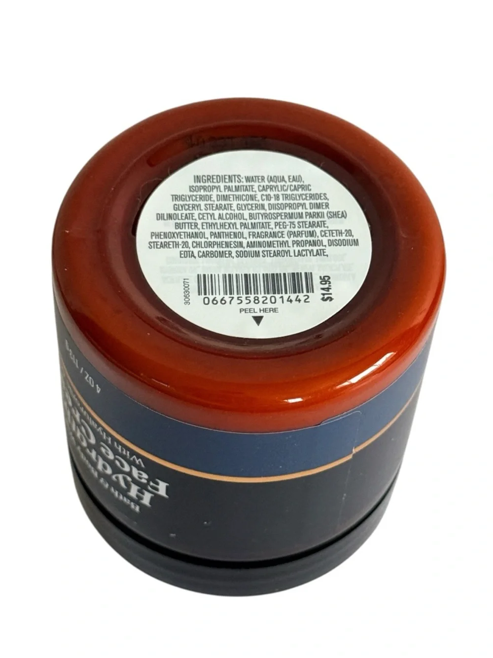 Bath & Body Works Hydrating Face Cream For Men with Hyaluronic Acid 4 oz New